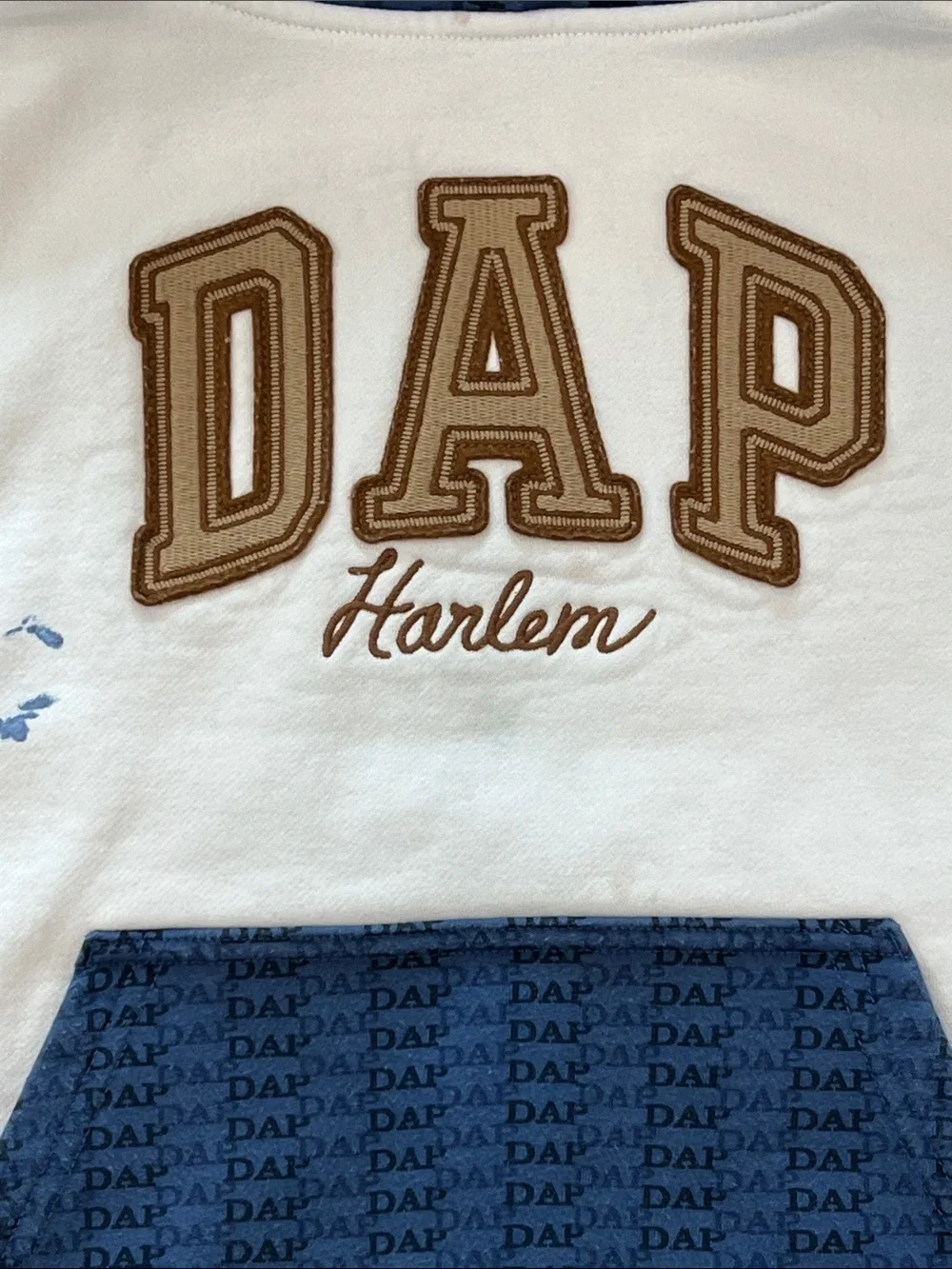 GAP White Dapper Dan Kids Colourblock Logo Hoodie